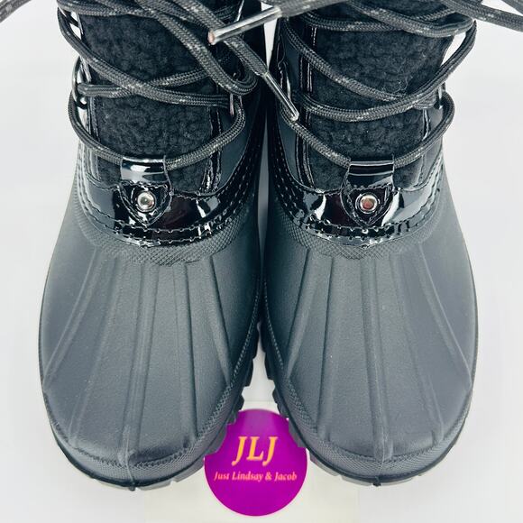 Storm by Cougar Women's Camila Black Waterproof Winter Polar Duck Boots Size 7 - Picture 4 of 11